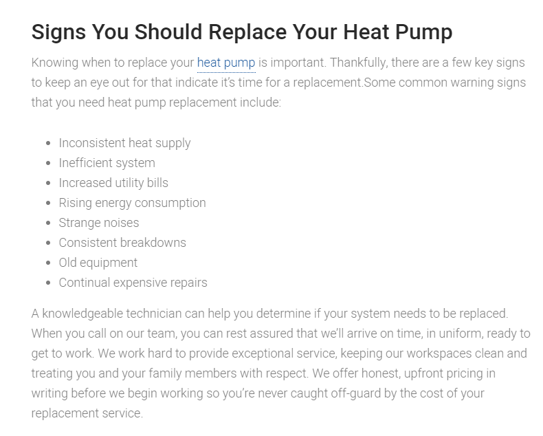 Heat Pump Replacement In Mesa, AZ