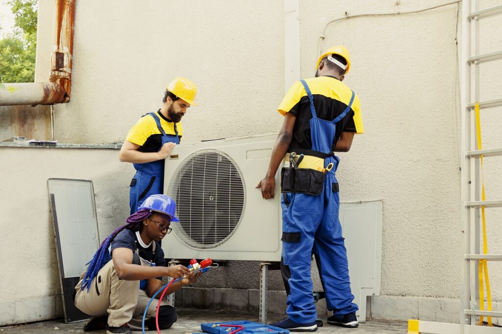 bipoc wiremen installing condenser 2024 03 01 00 24 32 utc